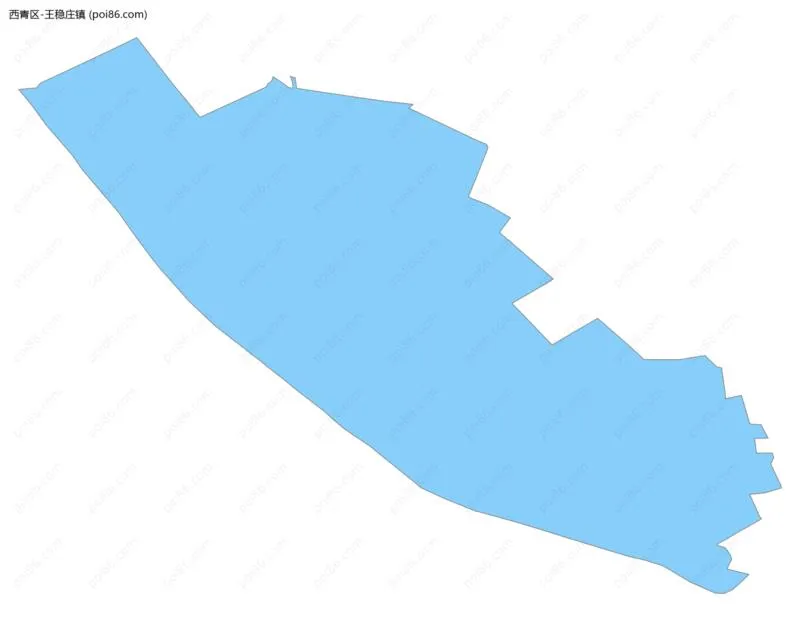 王稳庄镇边界地图