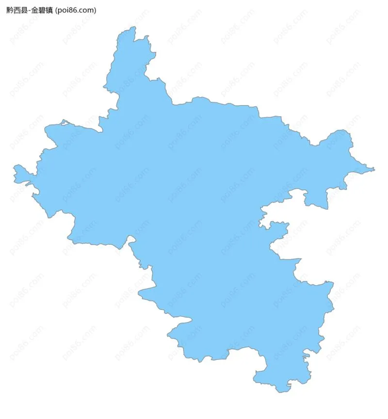 金碧镇边界地图