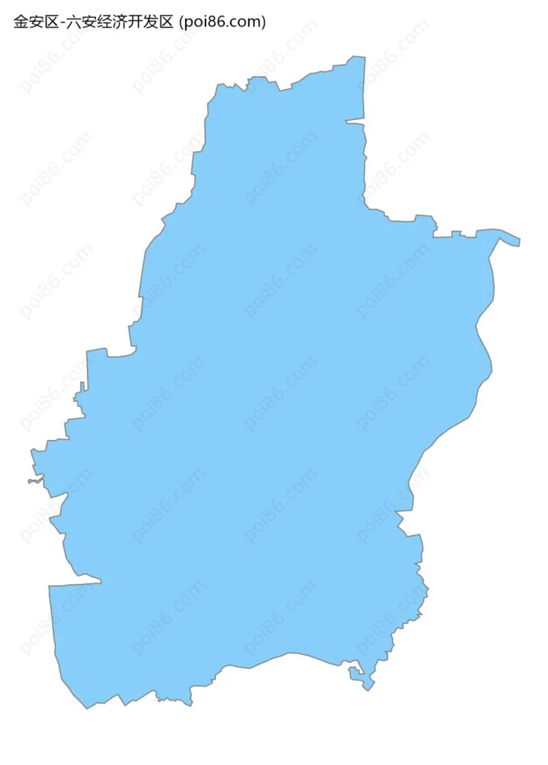 六安经济开发区边界地图