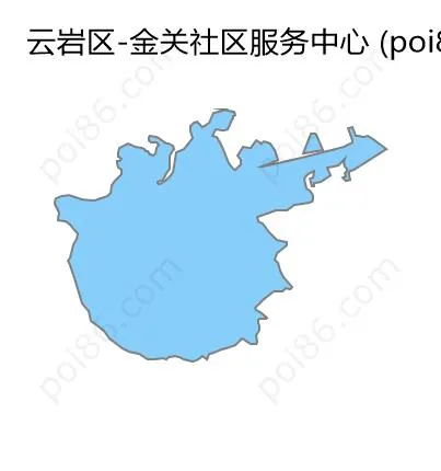 金关社区服务中心边界地图