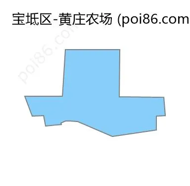 黄庄农场边界地图