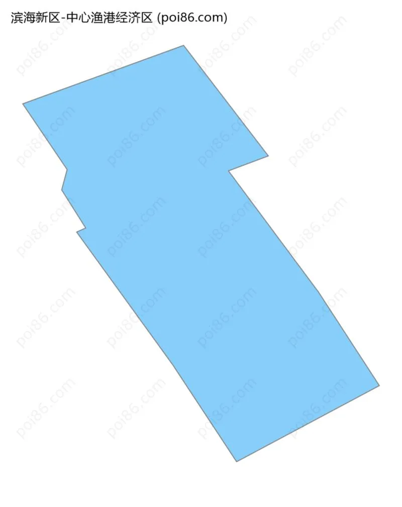 中心渔港经济区边界地图