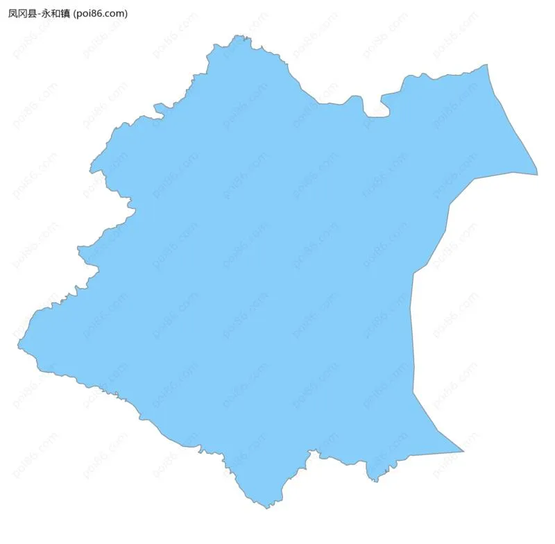 永和镇边界地图