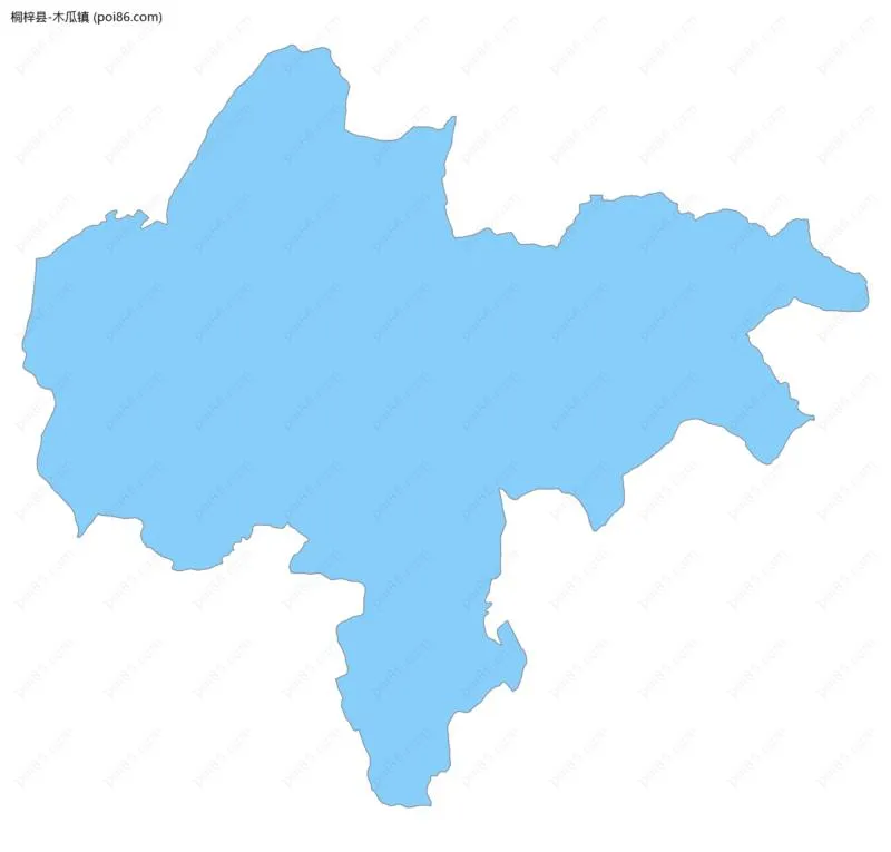 木瓜镇边界地图