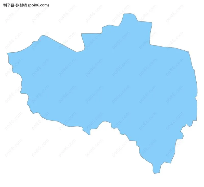 张村镇边界地图