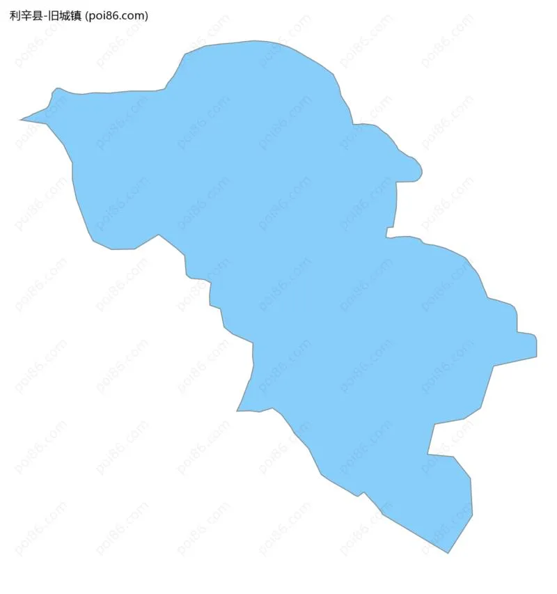 旧城镇边界地图