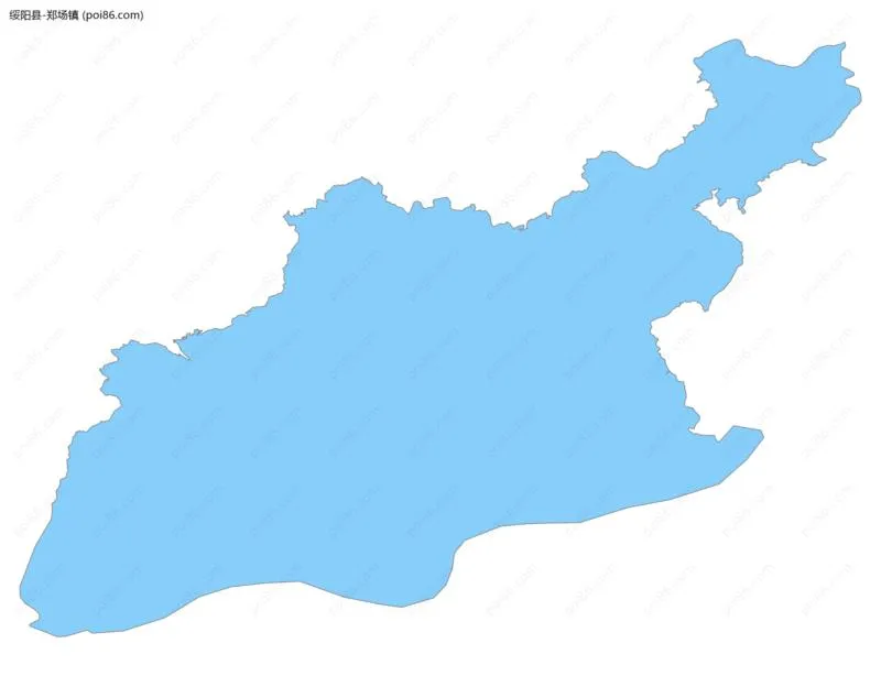 郑场镇边界地图