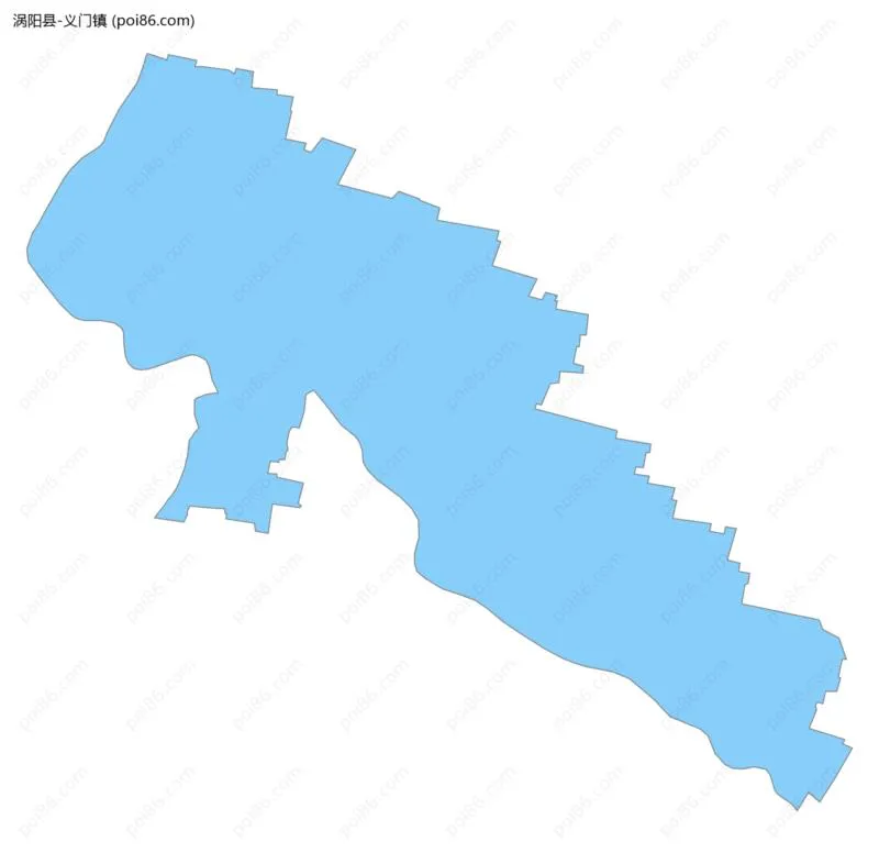 义门镇边界地图