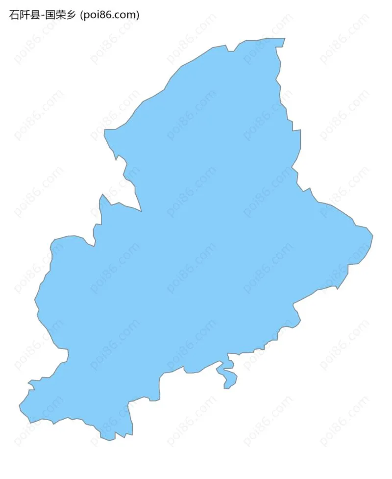 国荣乡边界地图