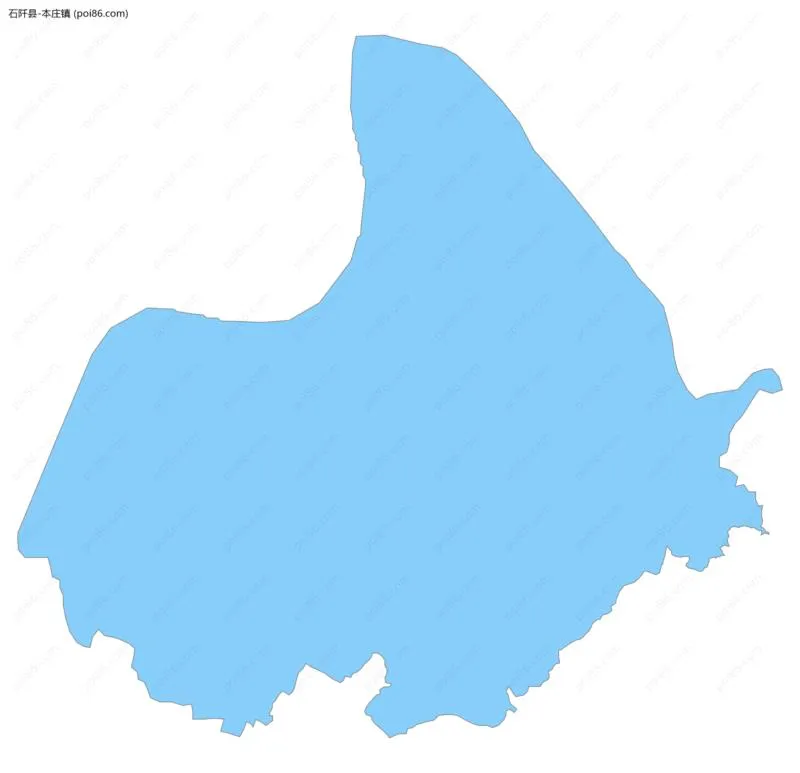 本庄镇边界地图