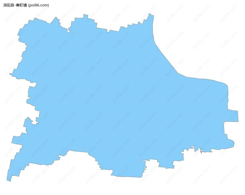 青町镇边界地图