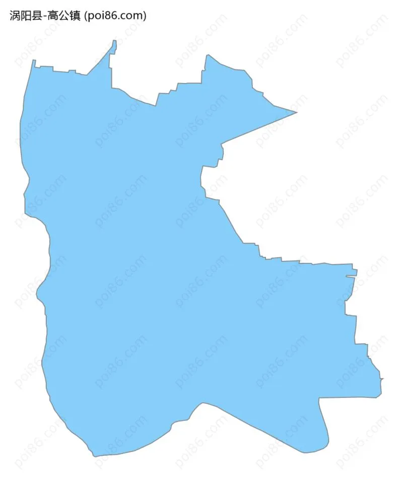 高公镇边界地图