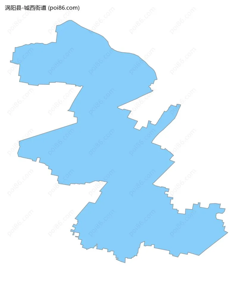 城西街道边界地图