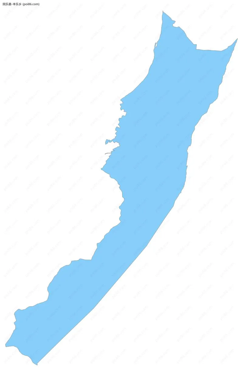 丰乐乡边界地图