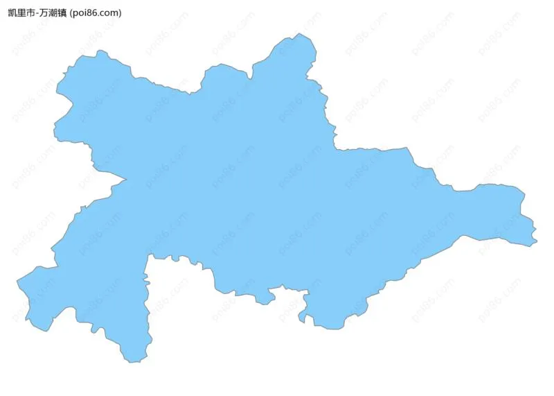 万潮镇边界地图