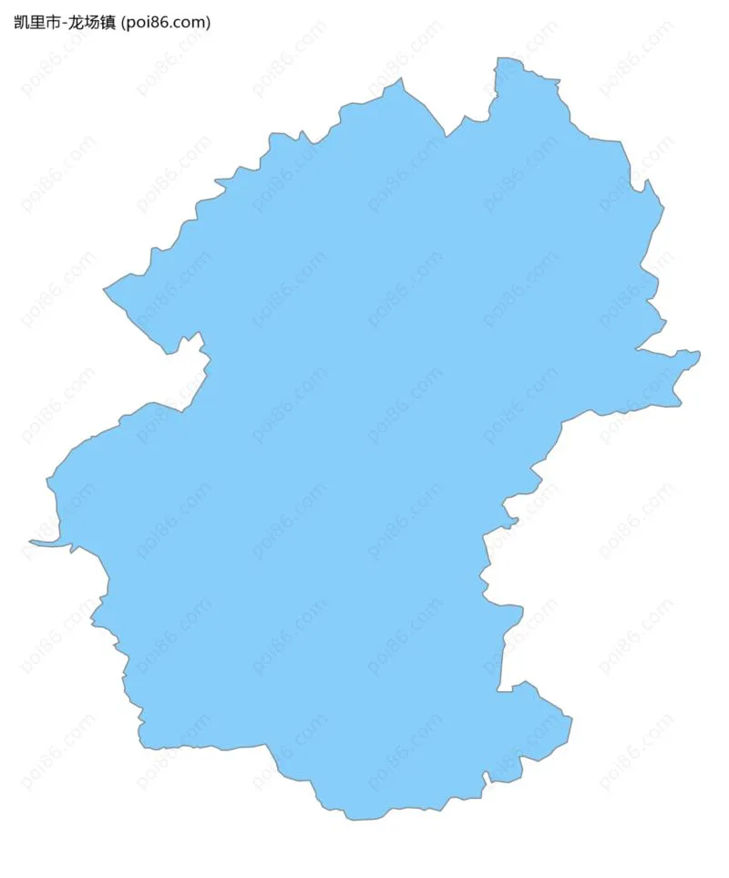 龙场镇边界地图