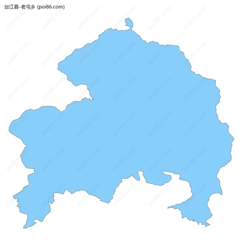 老屯乡边界地图