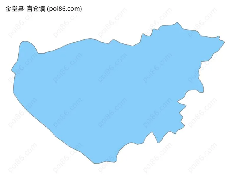 官仓镇边界地图