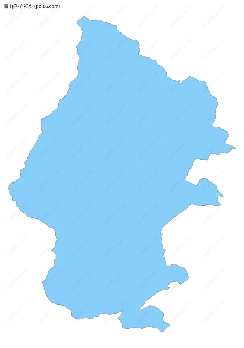 方祥乡边界地图