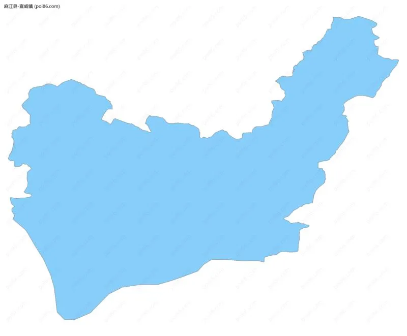 宣威镇边界地图