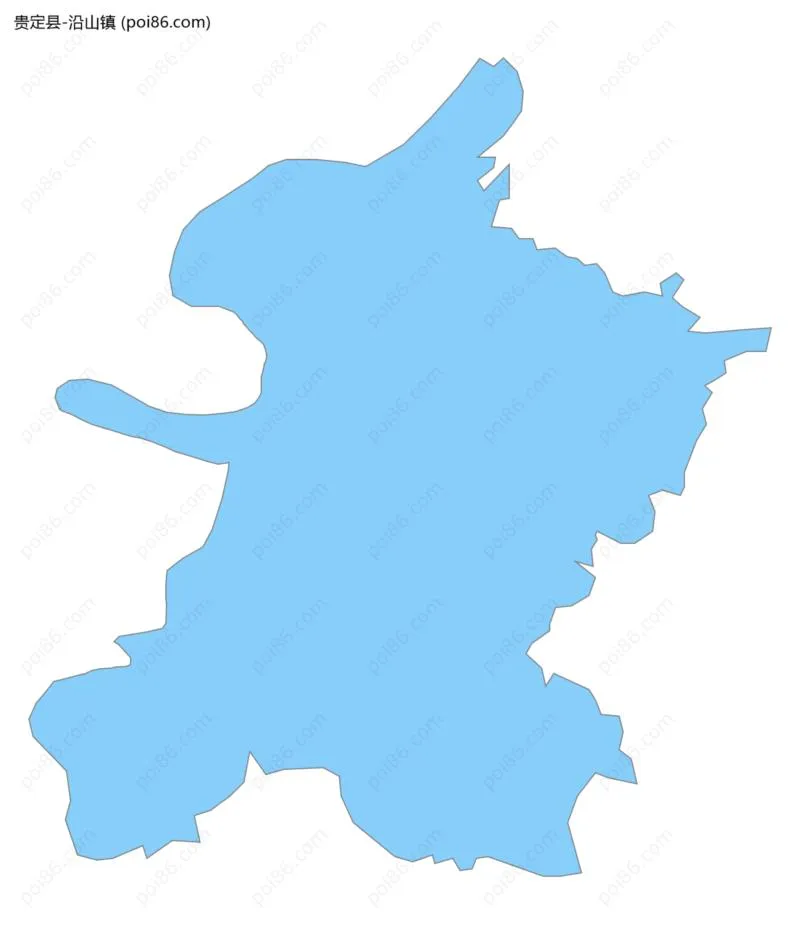 沿山镇边界地图