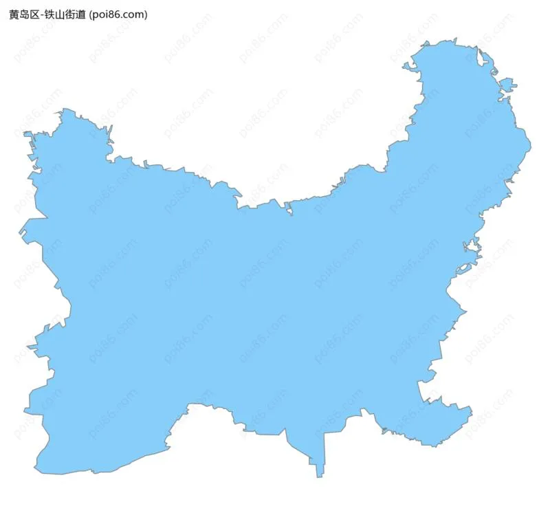 铁山街道边界地图
