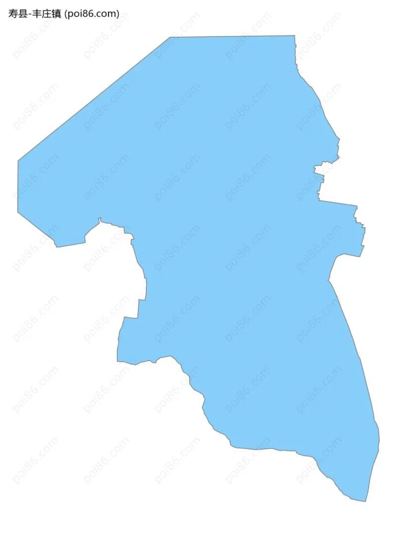 丰庄镇边界地图