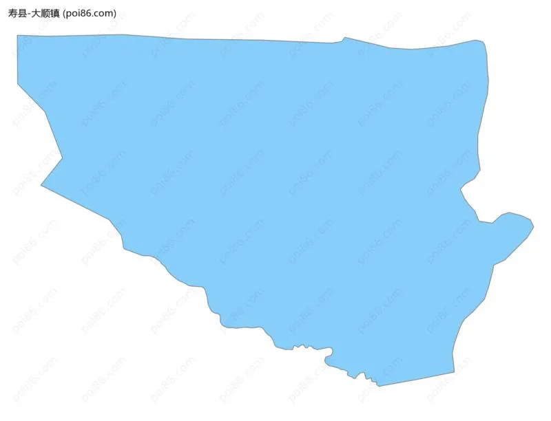 大顺镇边界地图