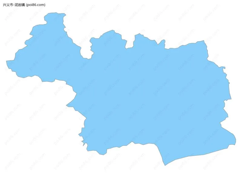 泥凼镇边界地图