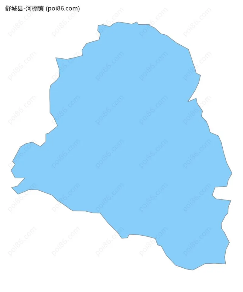 河棚镇边界地图