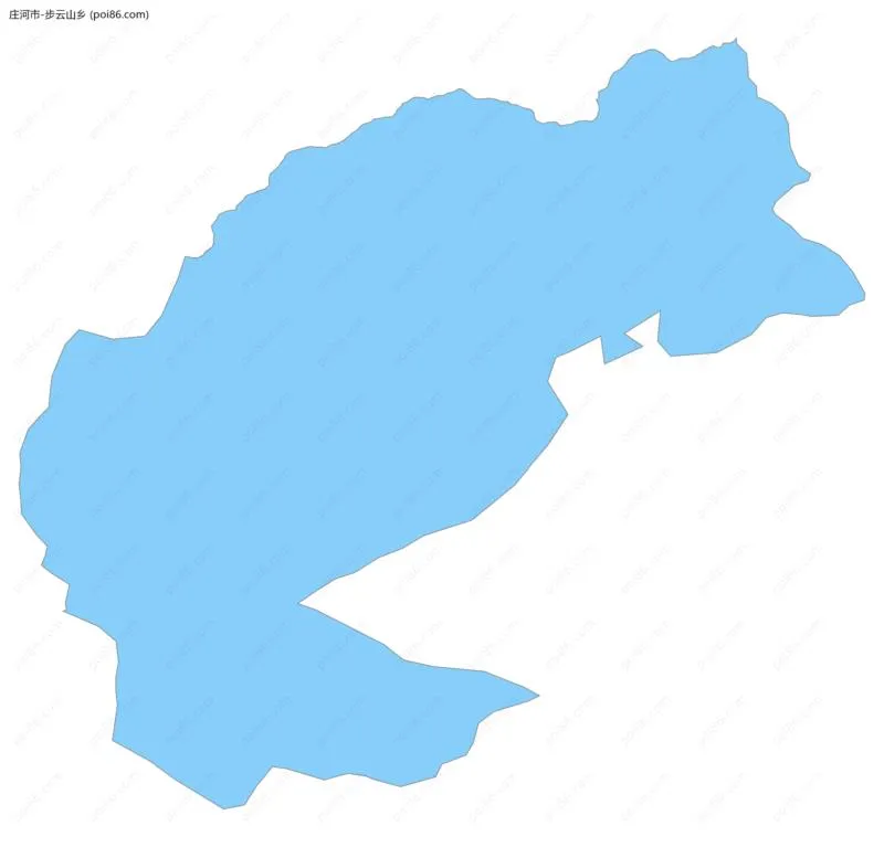 步云山乡边界地图