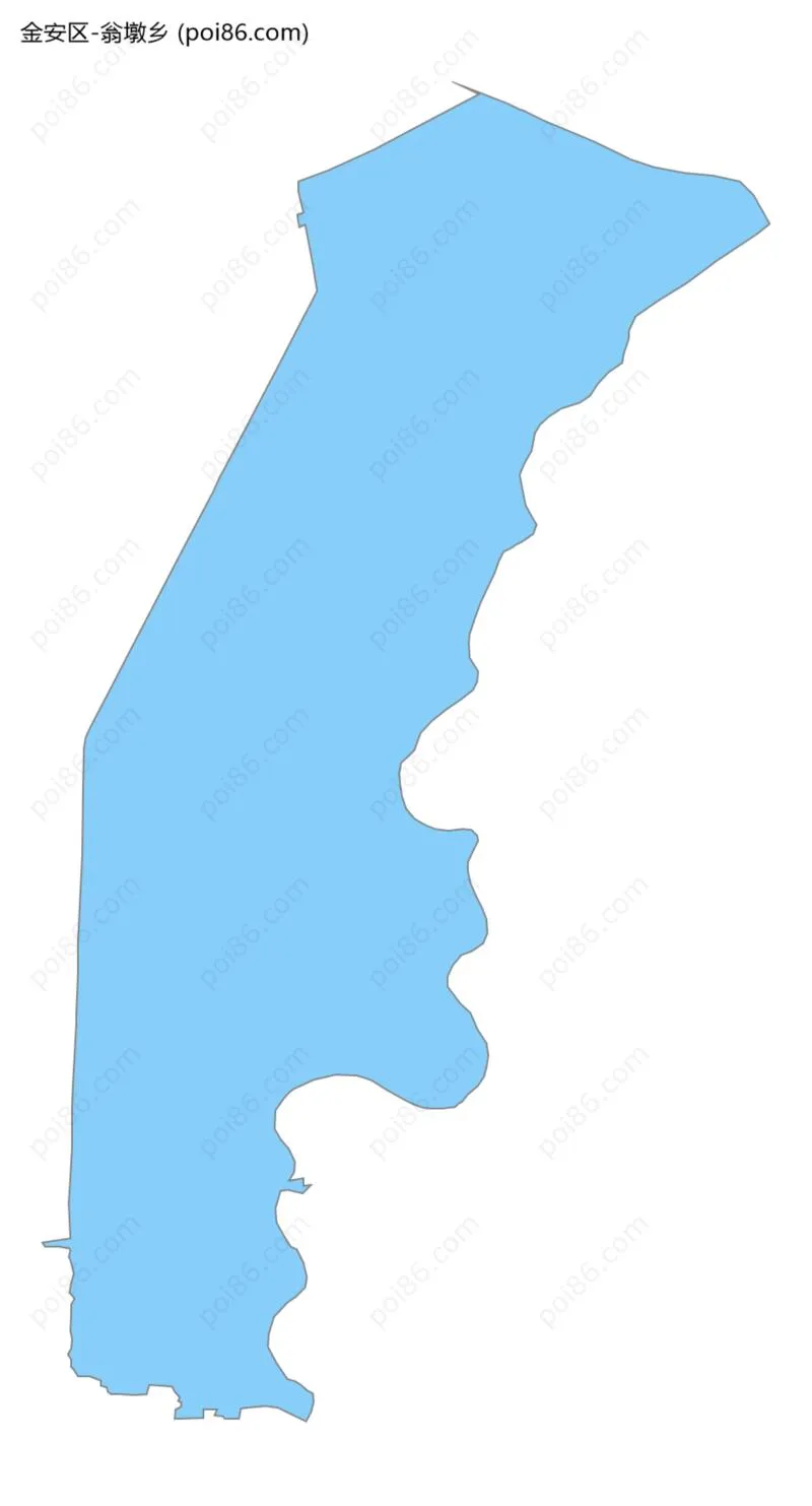 翁墩乡边界地图