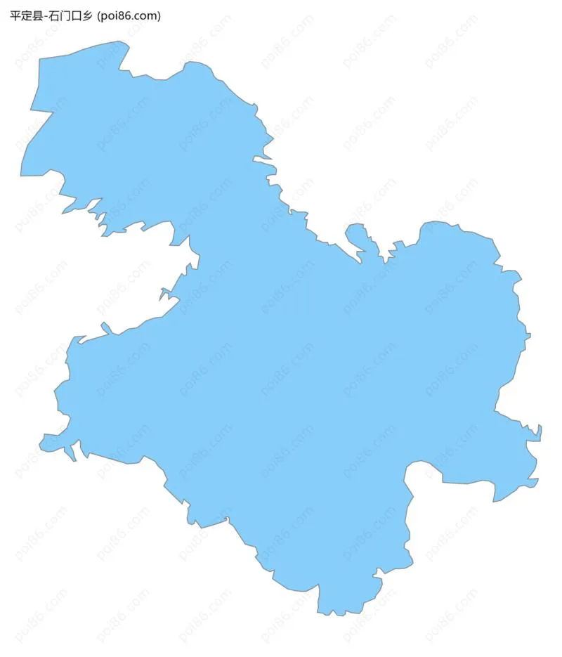 石门口乡边界地图