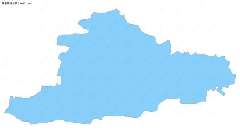 黑水镇边界地图