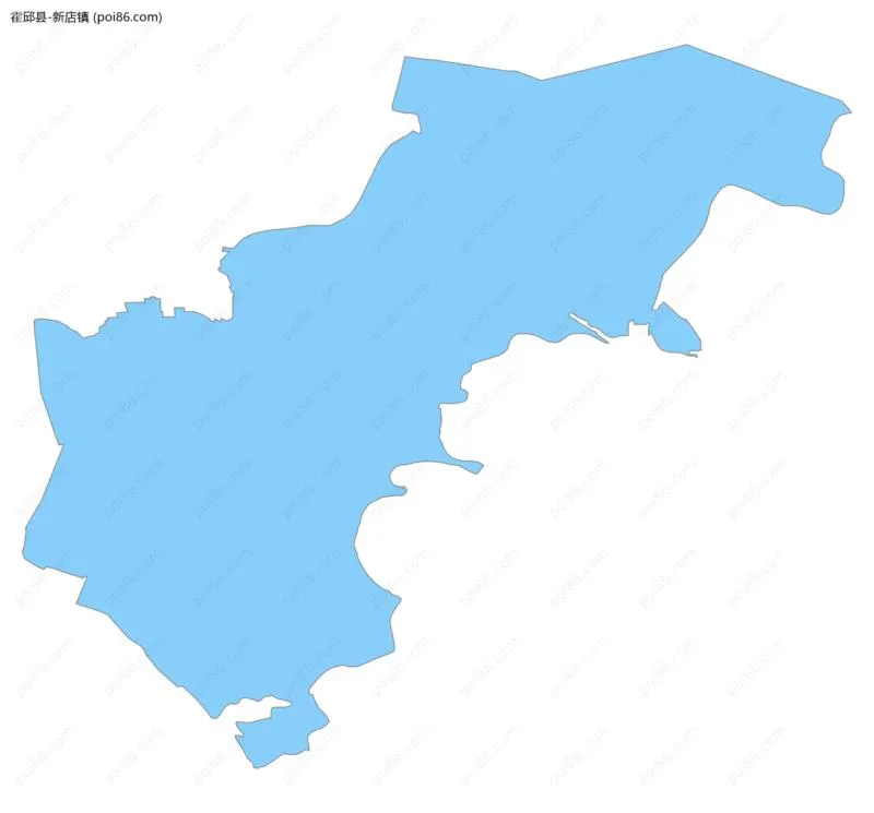新店镇边界地图