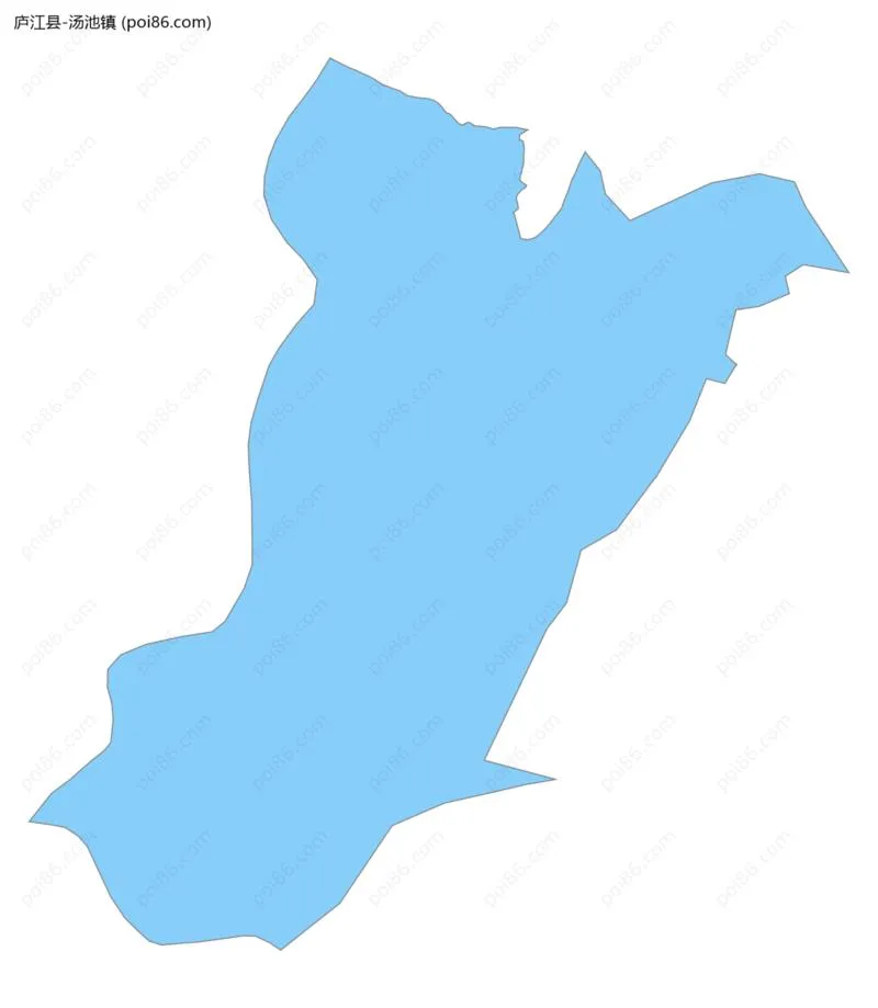 汤池镇边界地图