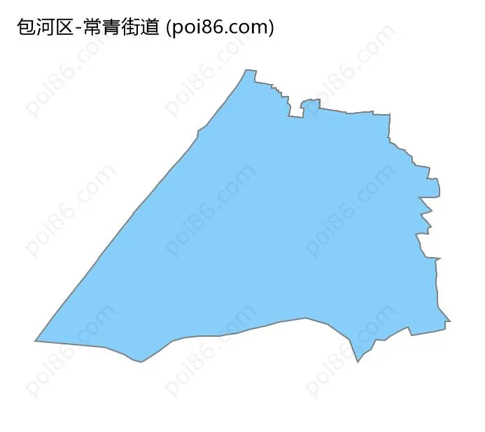 常青街道边界地图