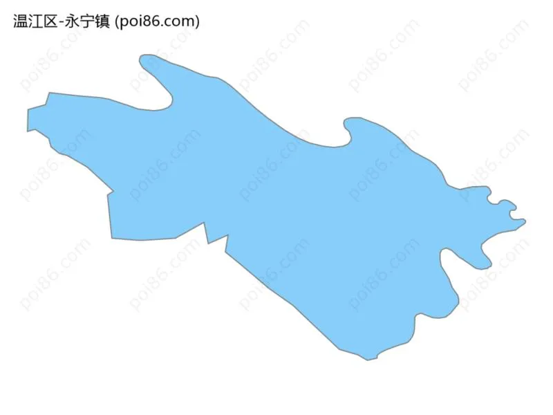 永宁镇边界地图