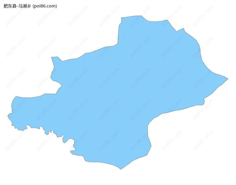 马湖乡边界地图