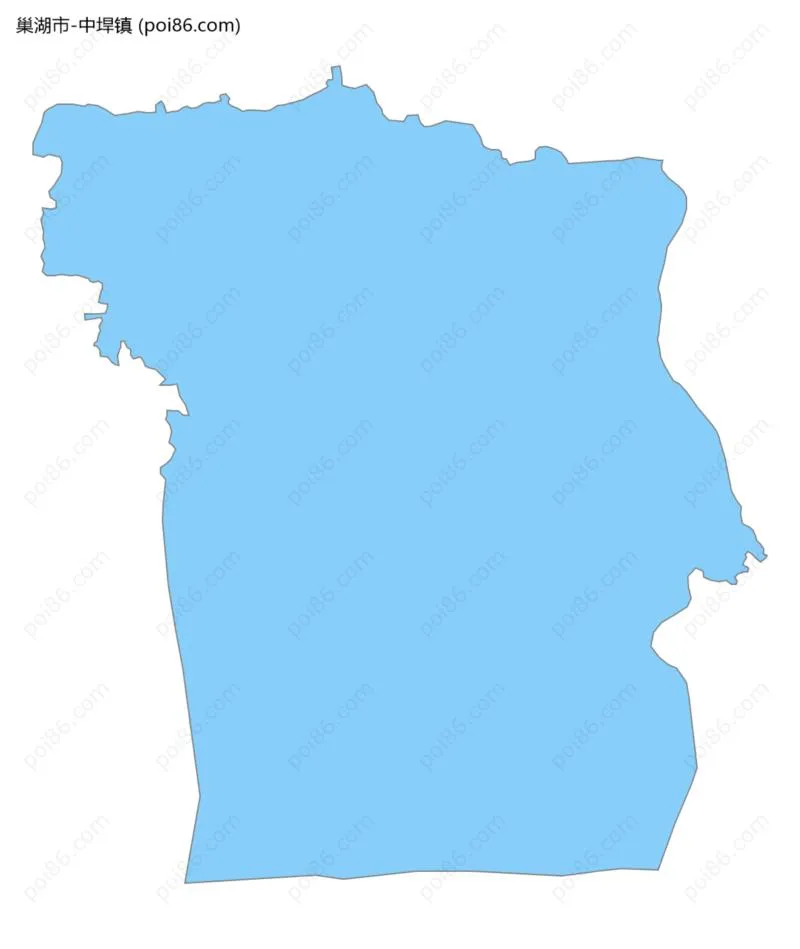 中垾镇边界地图