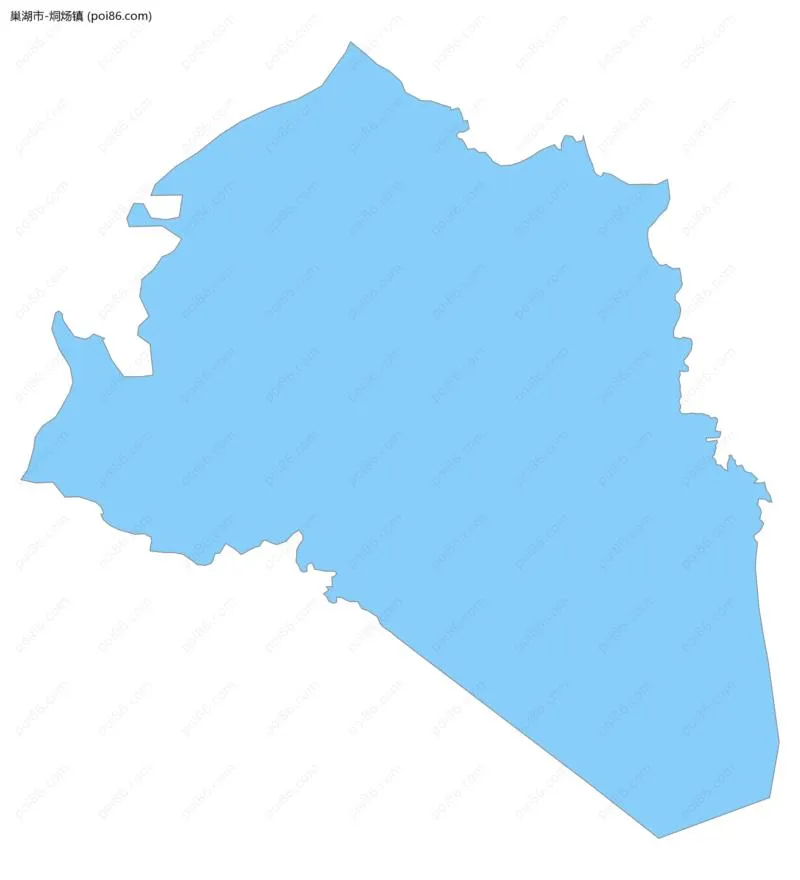 烔炀镇边界地图