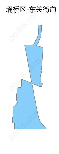 东关街道边界地图