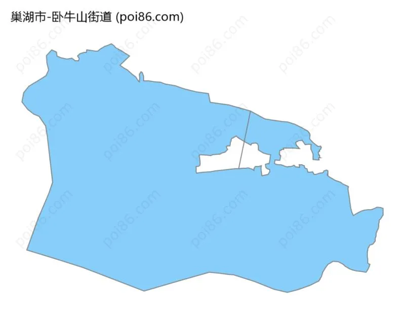 卧牛山街道边界地图
