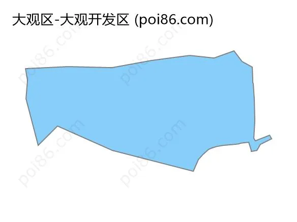 大观开发区边界地图