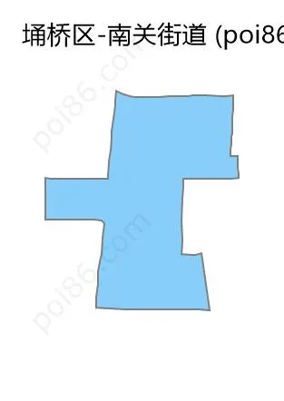 南关街道边界地图