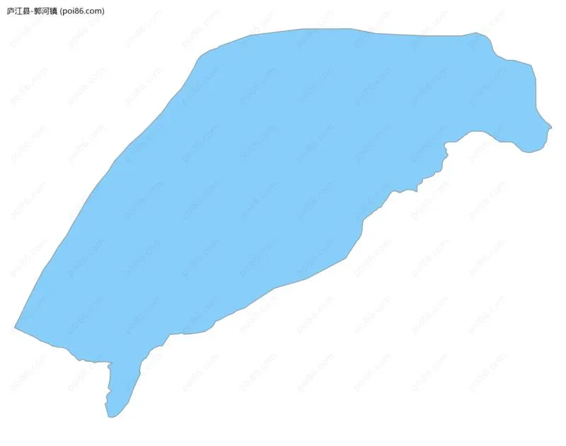 郭河镇边界地图