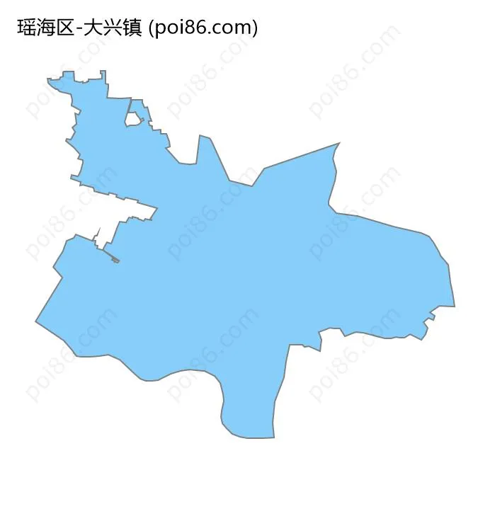 大兴镇边界地图