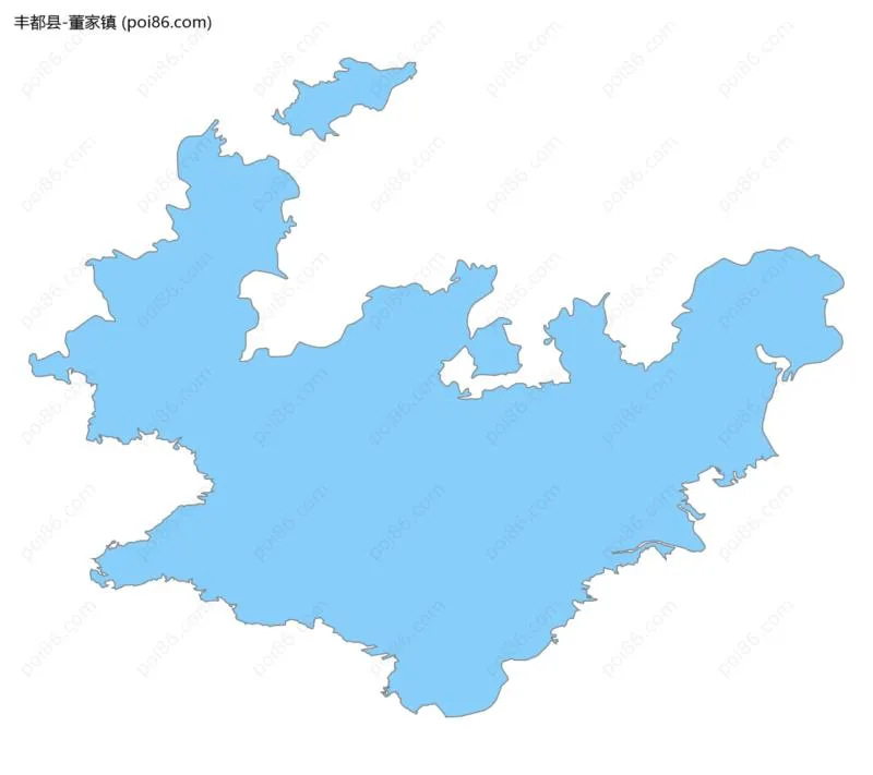 董家镇边界地图
