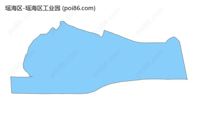 瑶海区工业园边界地图