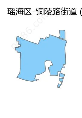 铜陵路街道边界地图